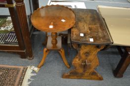Two occasional tables.