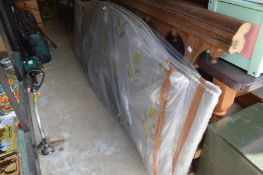 Three large shaped pelmets.