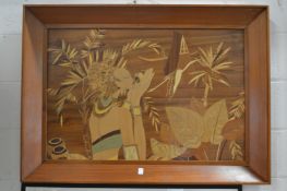 A large marquetry picture.