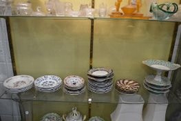 Various part services and collections of plates.