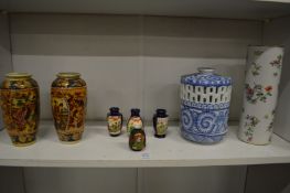 Decorative Chinese vases etc