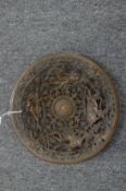 A Coalbrookdale cast bronze classical revival dish.