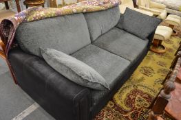 A large modern settee.
