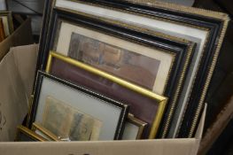 A small group of paintings, prints and engravings.