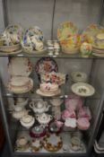 A large quantity of part services and other decorative china.
