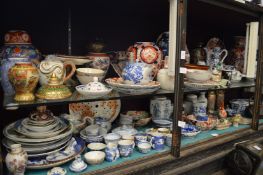 A large quantity of Oriental china and collectables.