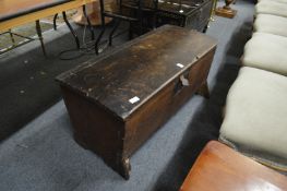 A small oak coffer.