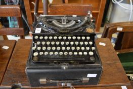 A cased Imperial typewriter.