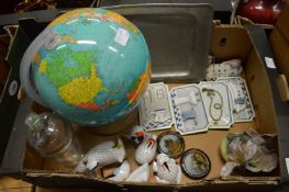 Globe porcelain plaques etc.