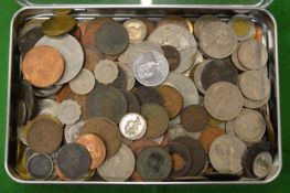 A box of coins.