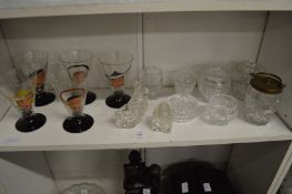Decorative glassware.