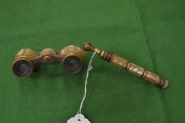 A pair of opera glasses.