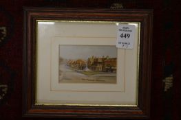 Three prints depicting scenes of Haslemere.
