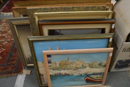 A good collection of oil paintings, coastal landscapes, woodland scenes etc.