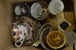 Crown Derby and other decorative china.