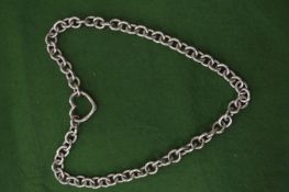 A Tiffany & Co silver necklace.