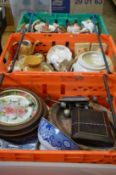 Three boxes miscellaneous china etc.
