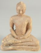 A DECORATIVE BUDDHA FIGURE.