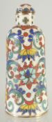 A FINE CHINESE CLOISONNE SNUFF BOTTLE, with foliate motifs, 7.5cm high.