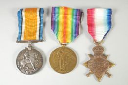 S - 6469. PRIVATE H. KING 8TH BN. THE BLACK WATCH. Killed in action, 14/09/1916. A group of three