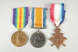 20061.. PTE. J. BRADLEY. R. SC. FUS. WORLD WAR ONE TRIO.