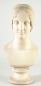 ANTHONY REDMILE. (BORN 1940) ENGLISH. SCULPTURED ARTS STUDIO, a good Roman style bust of a young