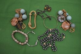 A BAG OF BIJOUTERIE.