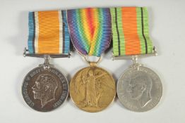 8893. PTE. F.V. THURGOOD 9TH LONDON RIFLES. TRIO.