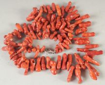 A CORAL NECKLACE.
