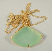 A PENDANT AND CHAIN.