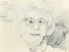 Maria Margarita Iuca (b. 1943) French / Romanian, a pair of pencil head studies, each signed and