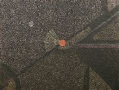 Aboriginal School, Australian, an abstract composition, oil on canvas, 36