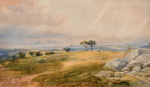 David Cox Junior (1809-1885), 'Near Tunbridge Wells', watercolour, signed, 10
