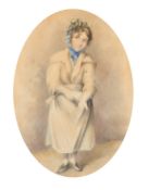 Hamilton, Mid-19th Century, 'The Little Sardine Seller', a study of a young female child,