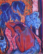 Ian Craig (20th Century), a pair of signed pastel studies of female figures, each around 27