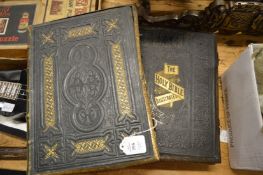 Two old family bibles.