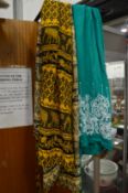 Two colourful sarongs.