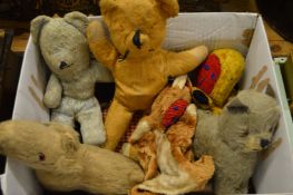Early teddy bears and toys.
