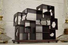 A small Chinese wooden stand.