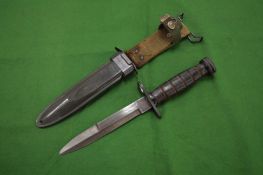 A US M8A1 bayonet.
