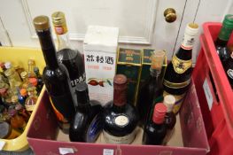 Various wines and spirits etc.