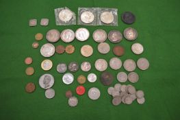 A good collection of coins and medals to include Crowns.
