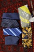 A collection of Gentlemans designer ties.