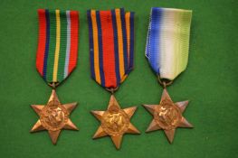 Burma Starr, Pacific Star, South Atlantic Star.