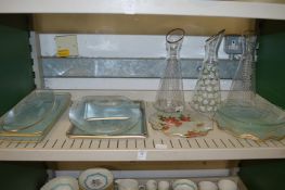 A quantity of Chance Brothers etched glassware from the 1960's and 70's.