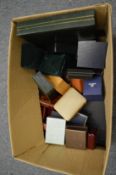 A quantity of jewellery boxes.