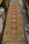 A Turkish runner 300cm x 82cm.