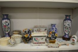 A collection of Oriental works of art.