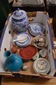 A collection of Oriental porcelain etc.