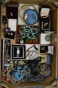 A good large collection of bijouterie, watches etc.